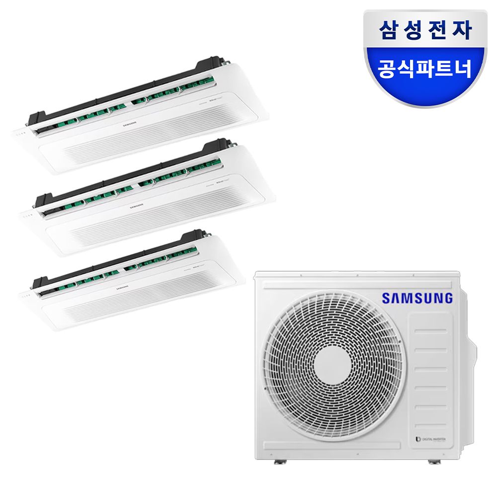 삼성전자 삼성 3실 15+15+6 단배관 무풍시스템에어컨 AJ30CSS3P36SSY 기본설치포함