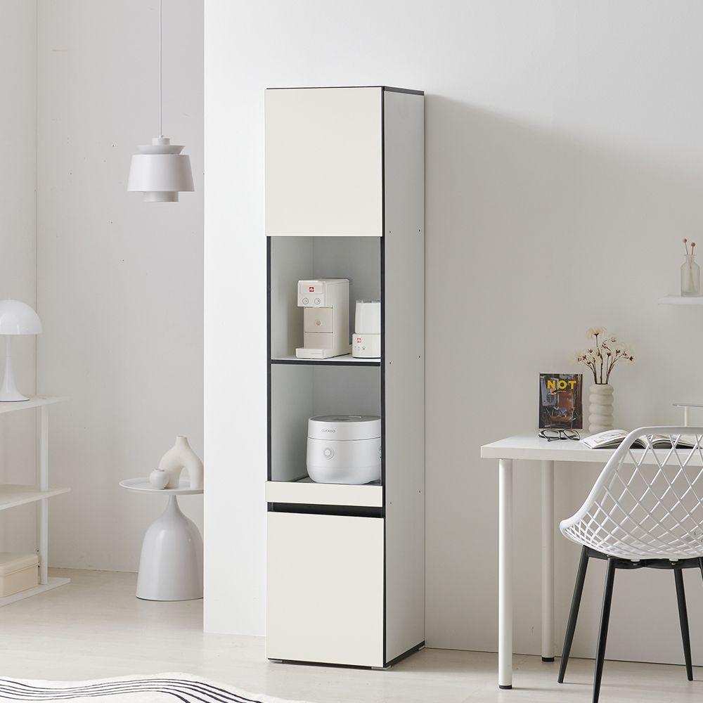 에코트렌드 오브제 슬림 틈새 전자 렌지 수납장 400 