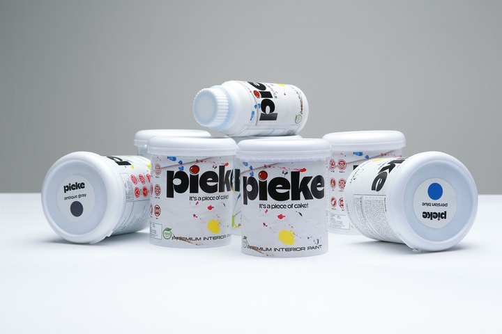 떼어내는 프리미엄 수성 페인트 pieke 실내 인테리어용 1kg 공구 이미지