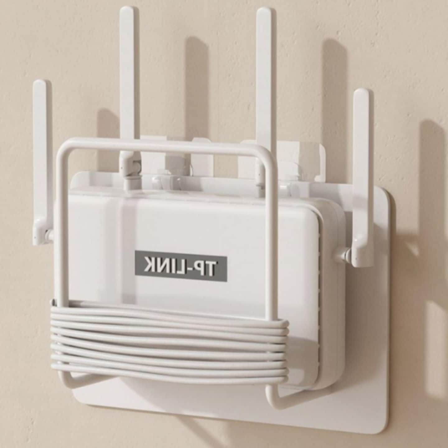 [신상품] 리빙팩토리H 무타공 벽걸이 tv 선정리 셀프 셋탑박스 공유기 거치대 벽콘센트