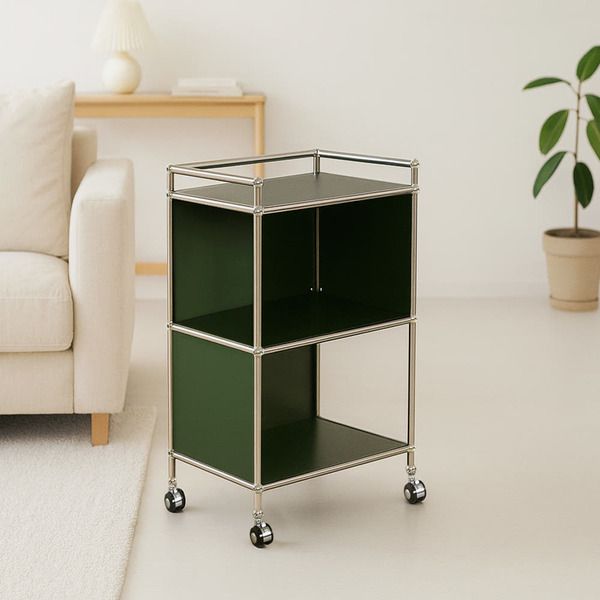 에프룸 미드센츄리 철제 모듈 수납장 이동식 3단 가드 NF520 3x1 UT