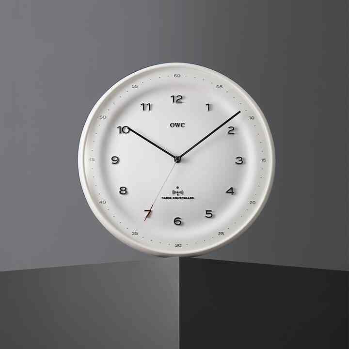 OWCプレート 電波受信 壁掛け時計 OWA-1011RC