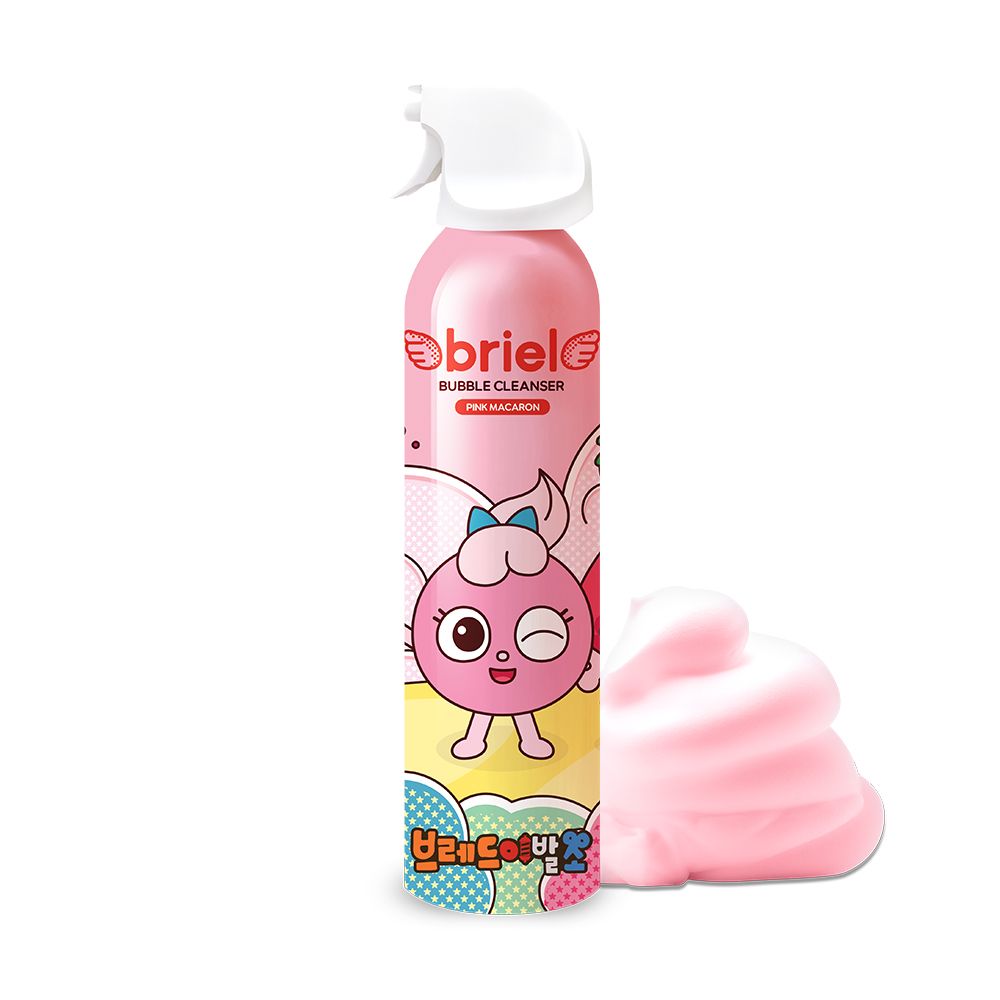 브리엘 브레드이발소 핑크 마카롱 버블클렌저 200ml