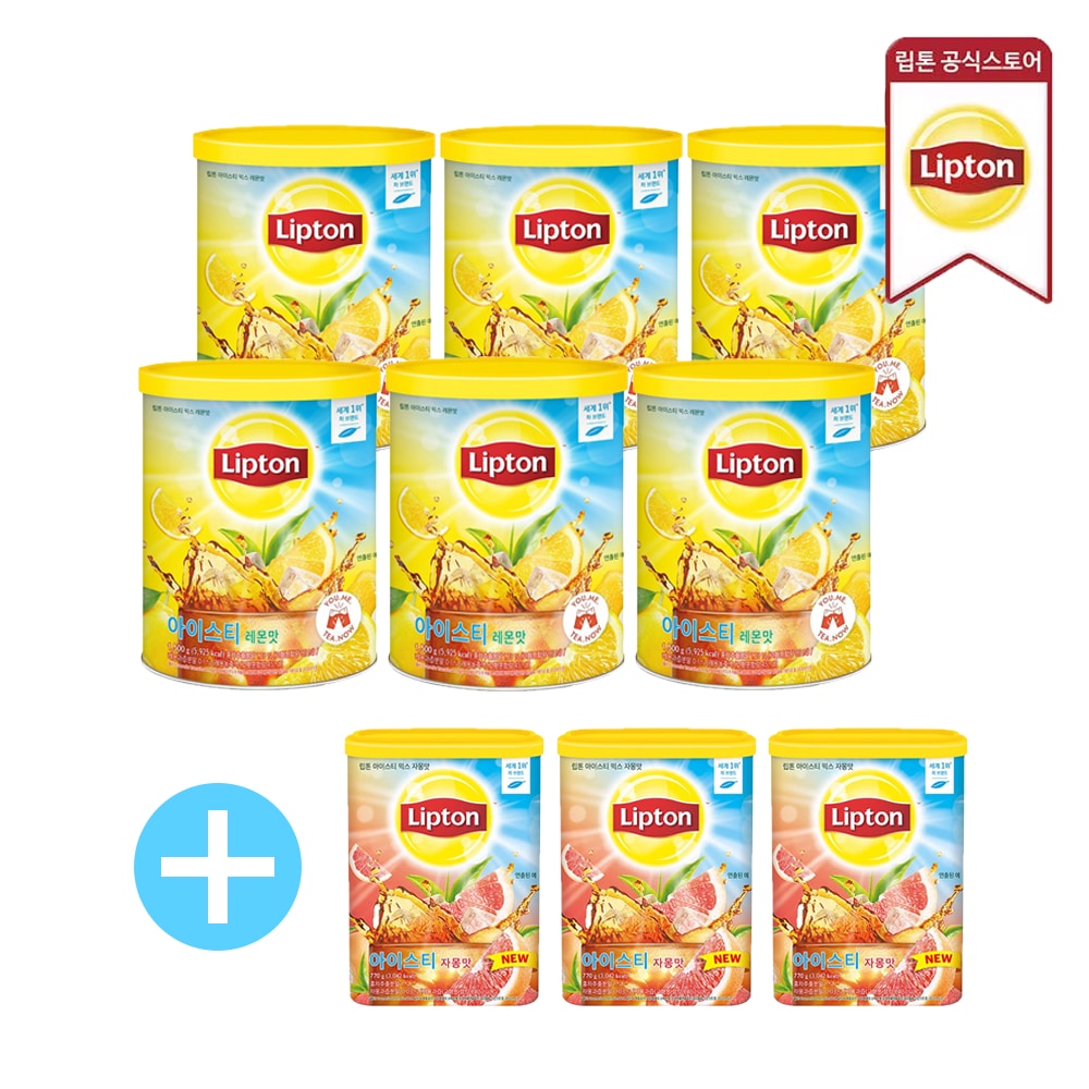 립톤 유니레버 립톤 아이스티 레몬 1.5kg6개 복숭아/자몽 770g3개