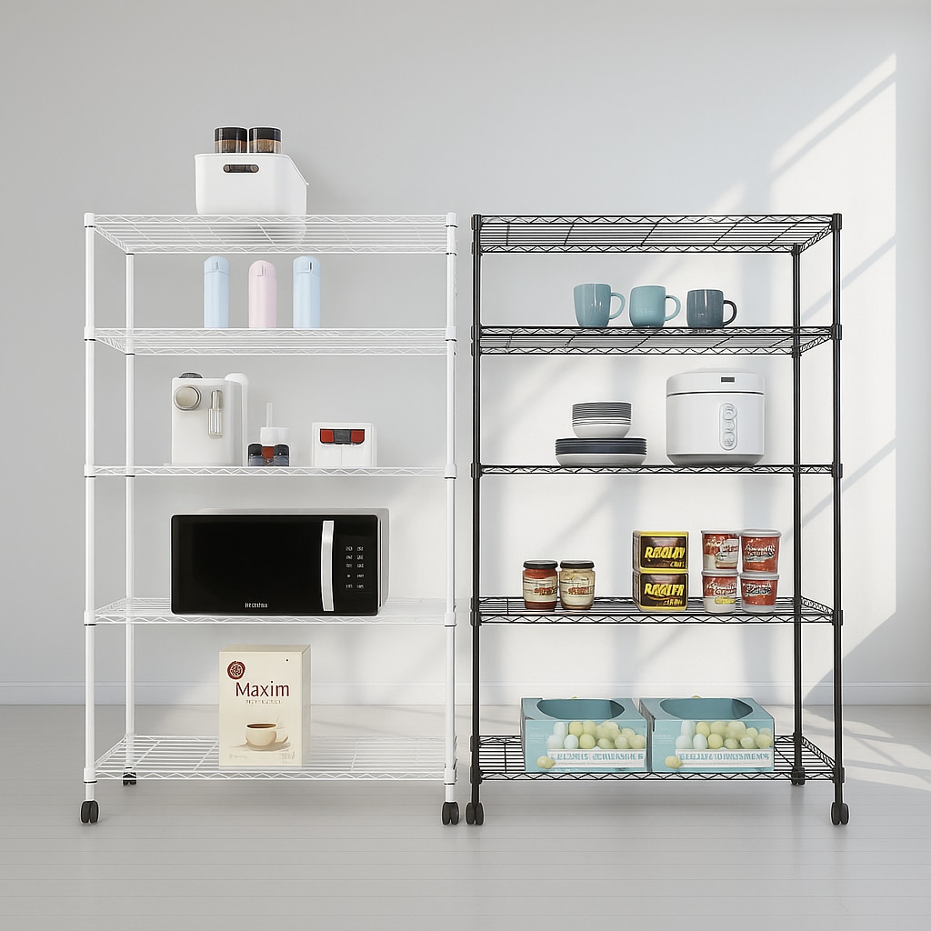 팬물산 이지라이프 철제 선반 베란다 수납장 다용도 진열대 조립식 틈새 메탈랙 900 프로 5단 