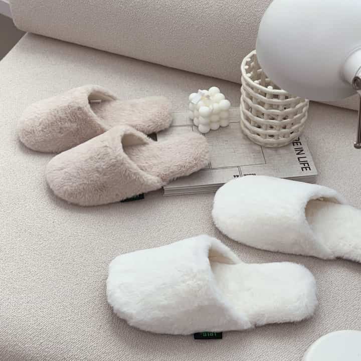 Margaret ファー ルームシューズ［4色・2サイズ］