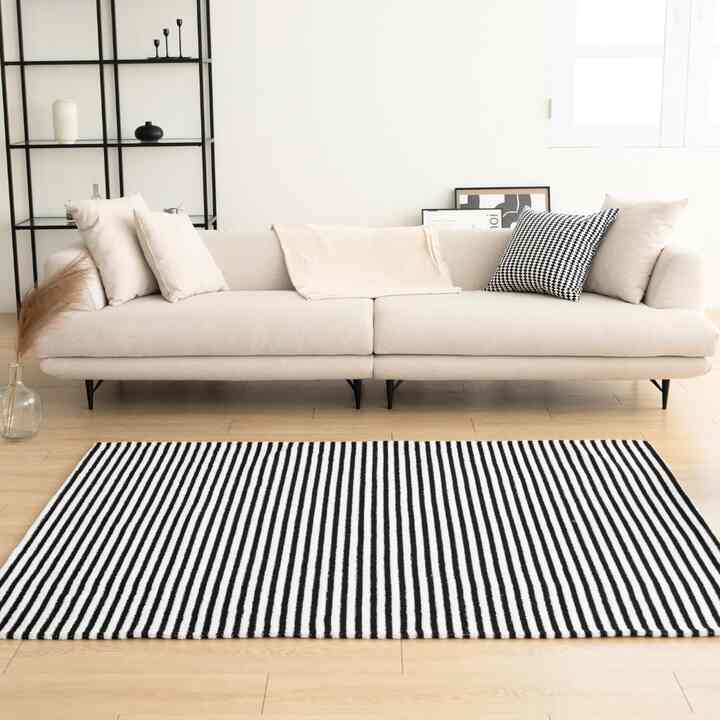 ライン ブークレ ラグ［5色・9サイズ］