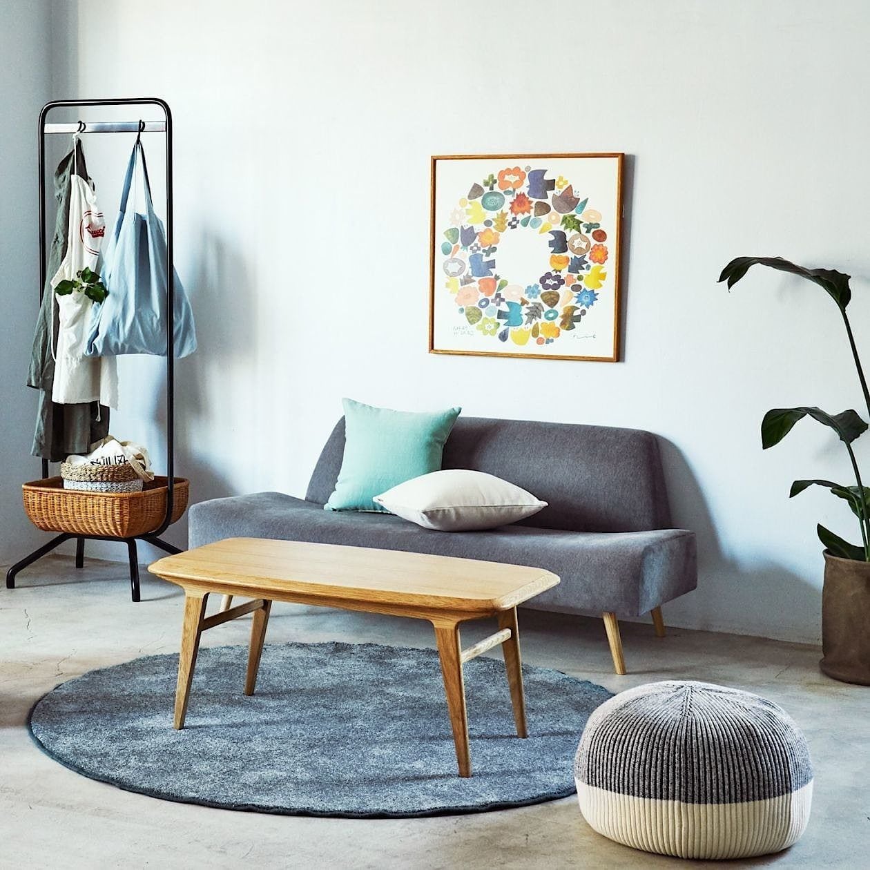 [신상품] 무인양품(해외) [해외] 인테리어 원목 거실테이블 소파테이블 IDEE IKI