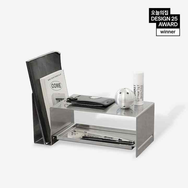 ステンレス デスクオーガナイザー