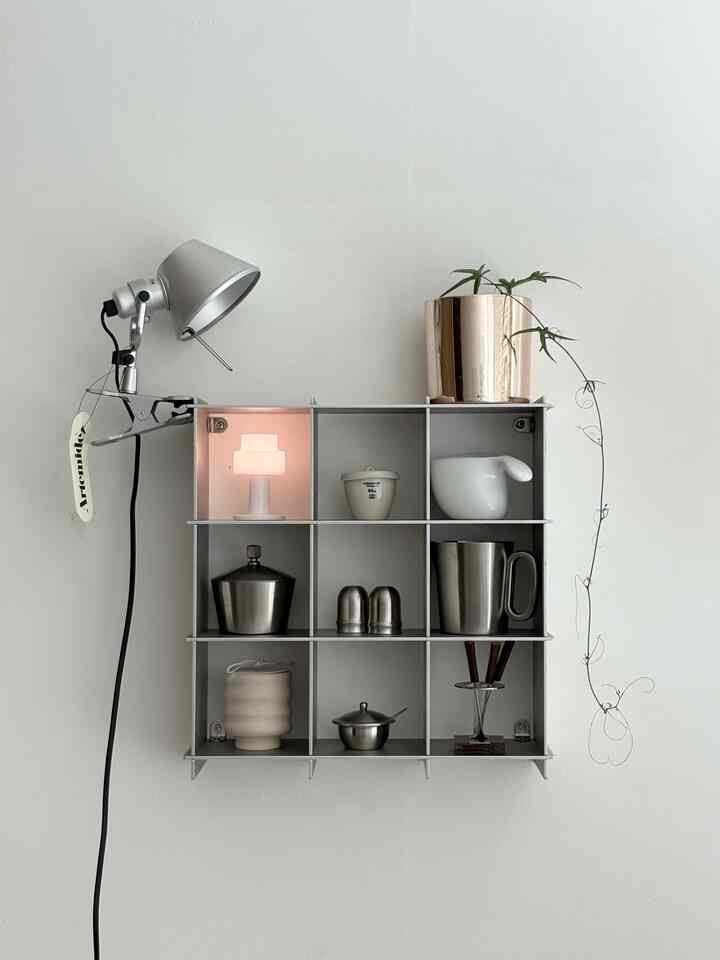 Metal Cup Board スチール シェルフ (3x3)［2サイズ］