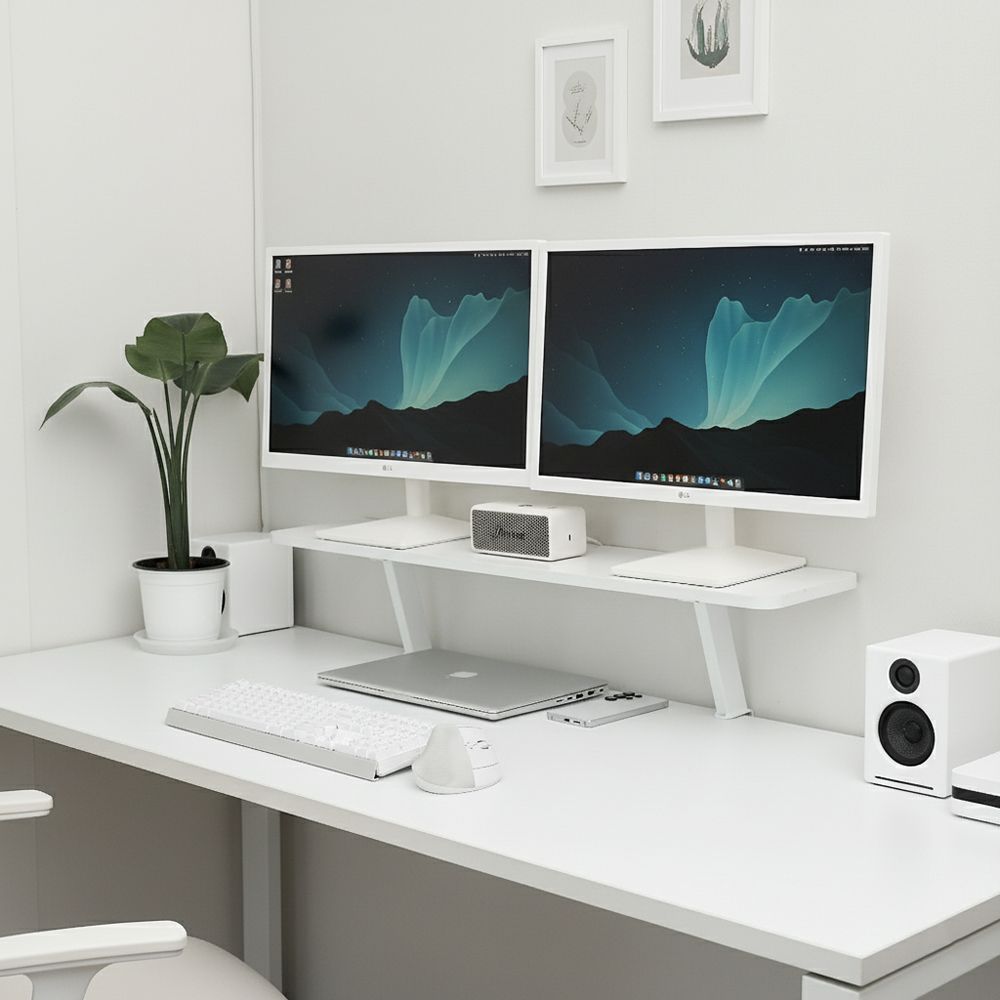 [오늘출발] [신상품] 풀라이프 클램프형 컴퓨터 모니터받침대 (싱글/듀얼)