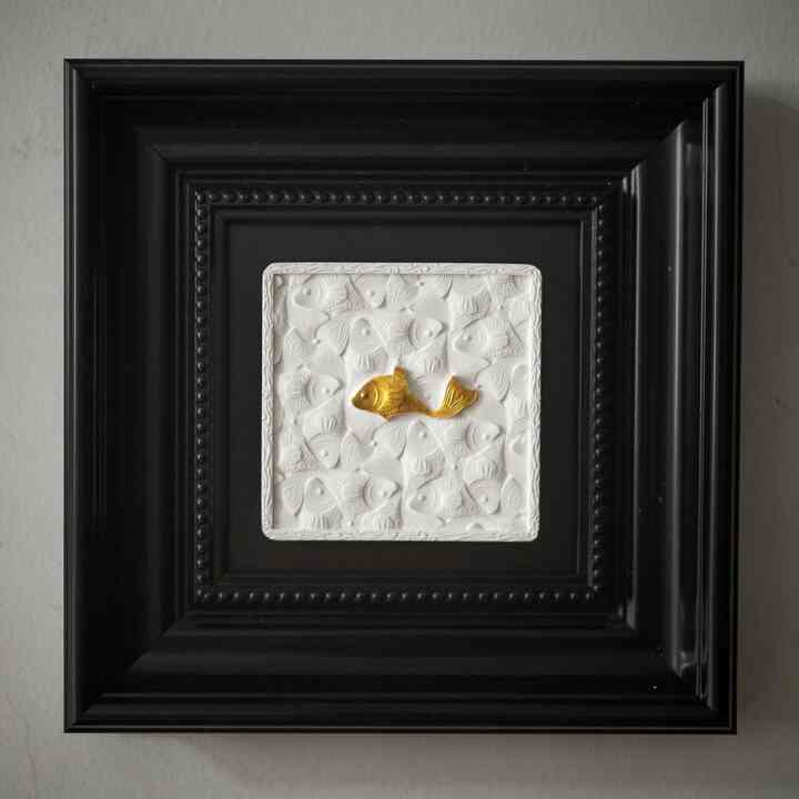 3Dアート ブラックフレーム