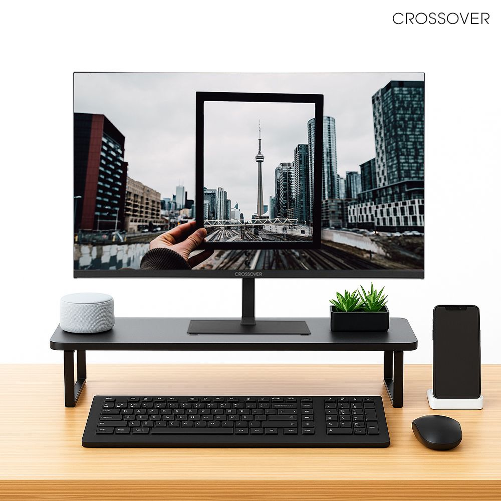 크로스오버 STB-111-02 거치대 스탠드 컴퓨터선반 싱글 모니터받침대 