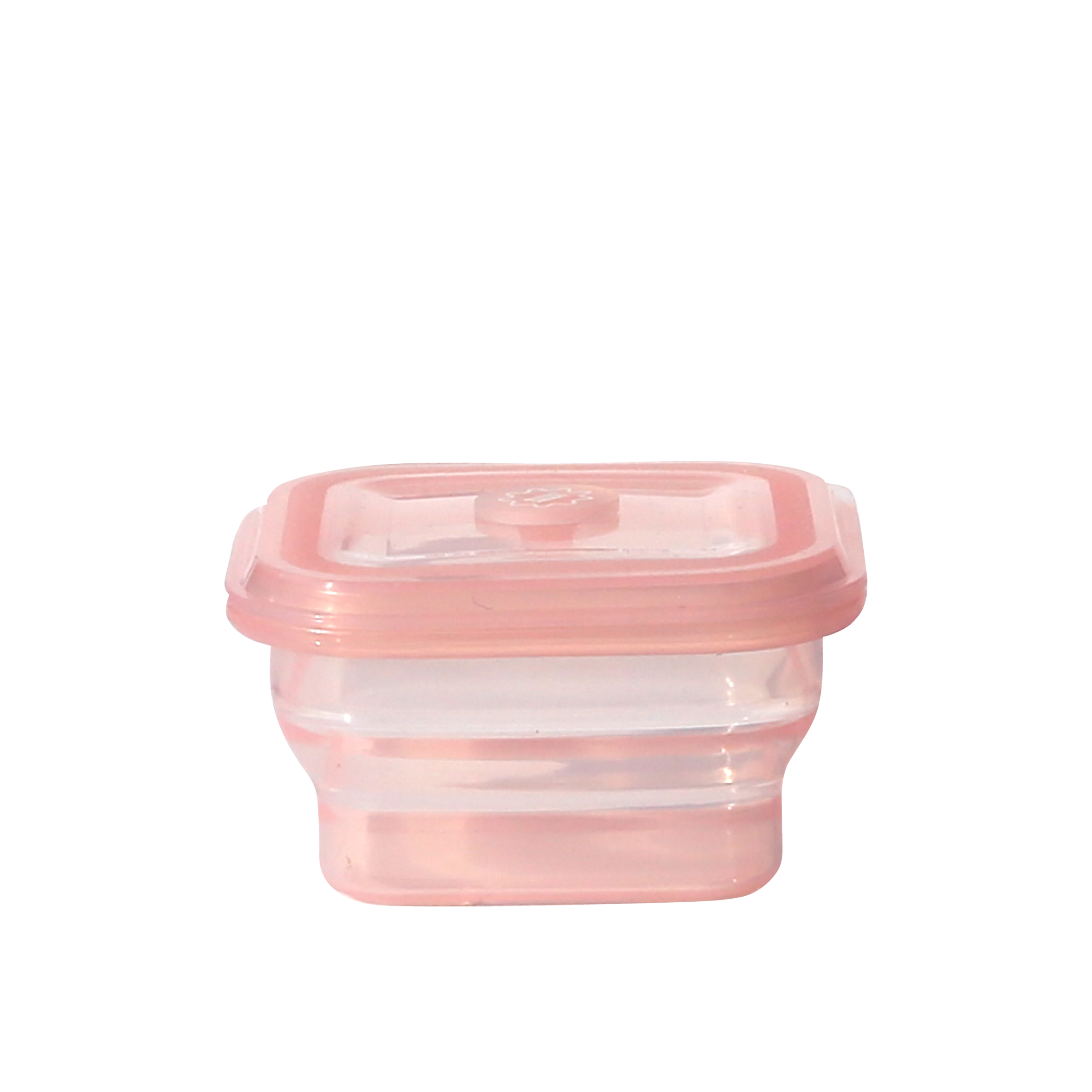 리빙크리에이터 푸쉬락 400ml (15color) 접이식 실리콘 용기 냉동밥 냉장밥