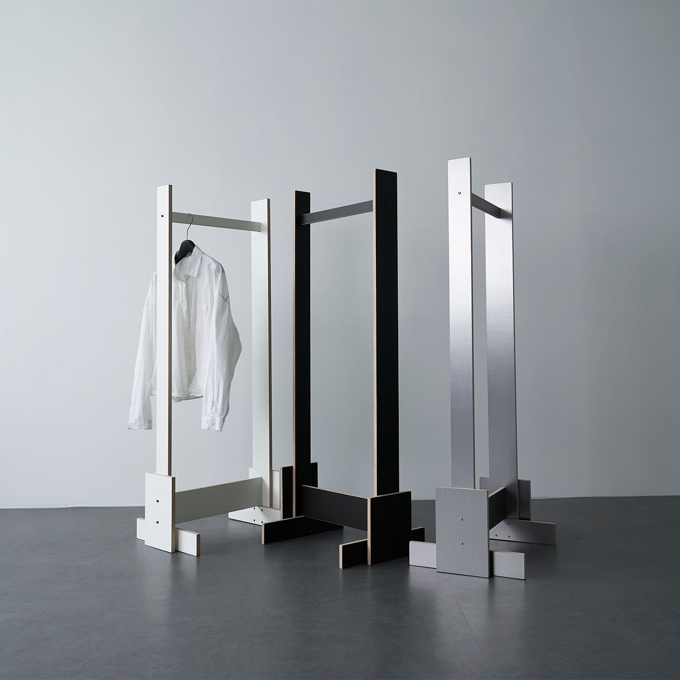 [신상품] 노체홈 행거 01_Black,Silver,White