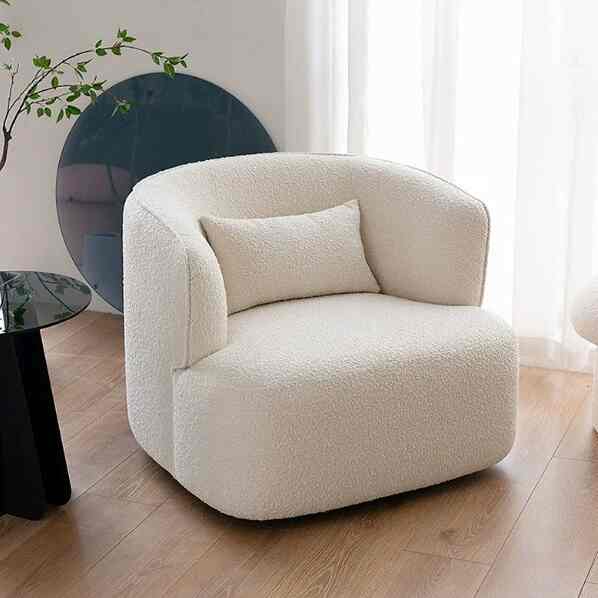 MJBC036 ファブリック アームチェア［5色］