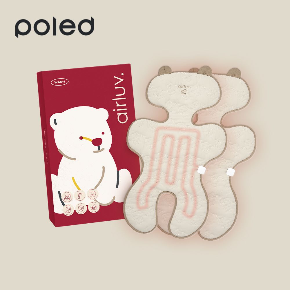 폴레드 에어러브 웜2 1+1 유모차 온열시트 카시트 발열매트