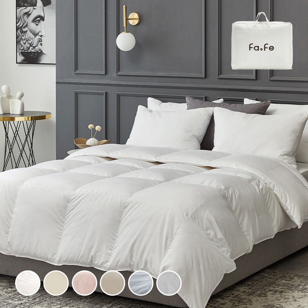 파르페by알레르망 헝가리90 구스속통+호텔식 고밀도면 80수 이불커버 세트 S/SS,Q,K (6colors) 