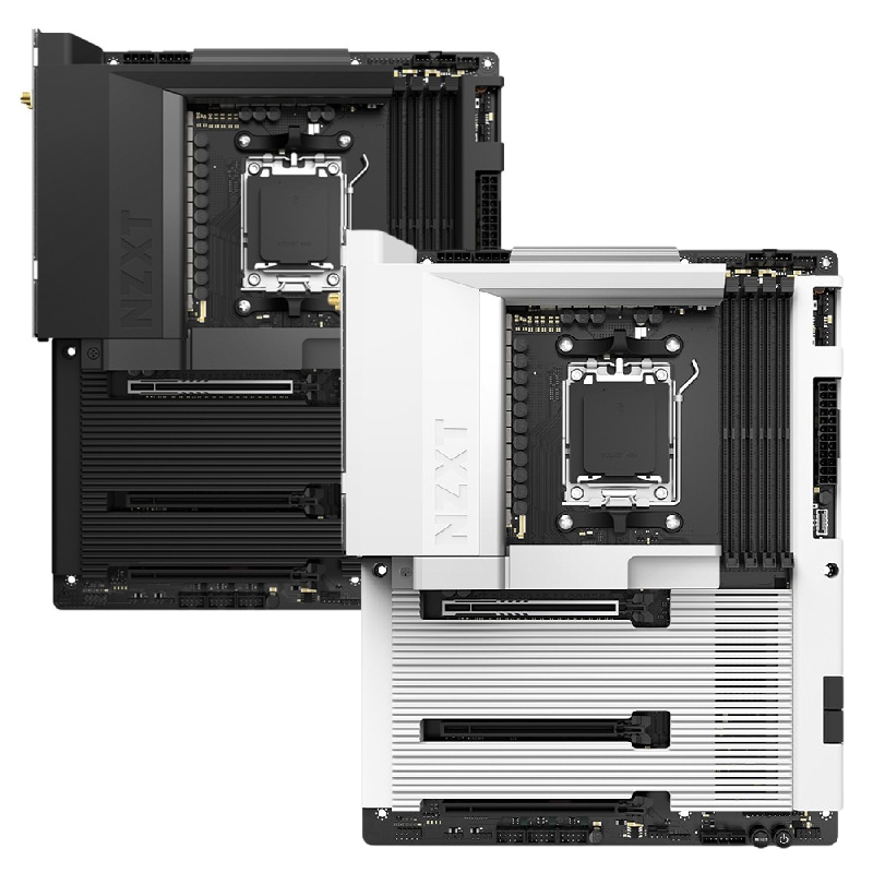 NZXT N7 B850 AMD B850 ATX 게이밍 Wi-Fi 마더보드, 풀 커버 포함