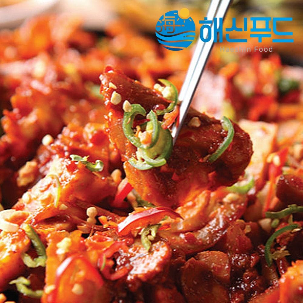 해신푸드 고추장돈불고기 돼지 불백 제육 볶음 두루치기 주물럭 500g, 1개