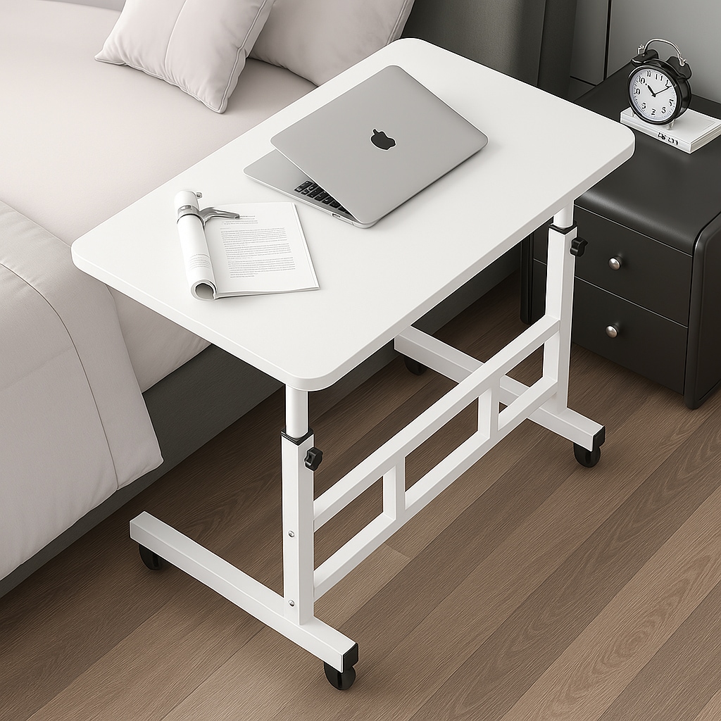 루만 높이조절 이동식 사이드 테이블 쇼파 침대 보조 책상 600 