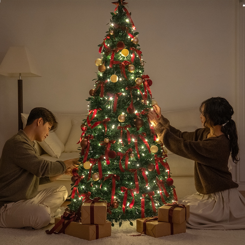 마음담은집 [3차 얼리버드] 10초 설치/해체 원터치 올인원 크리스마스 트리