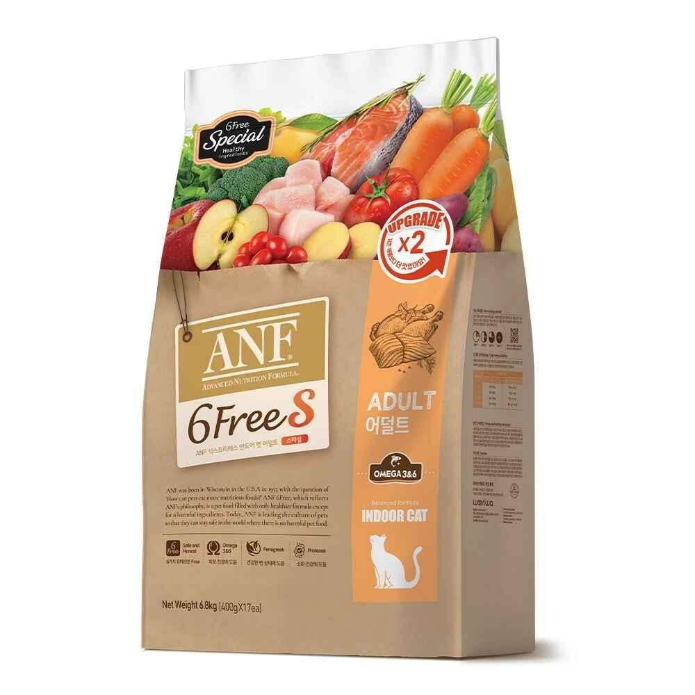 ANF ANF 식스프리에스 인도어 캣 어덜트 6.8kg