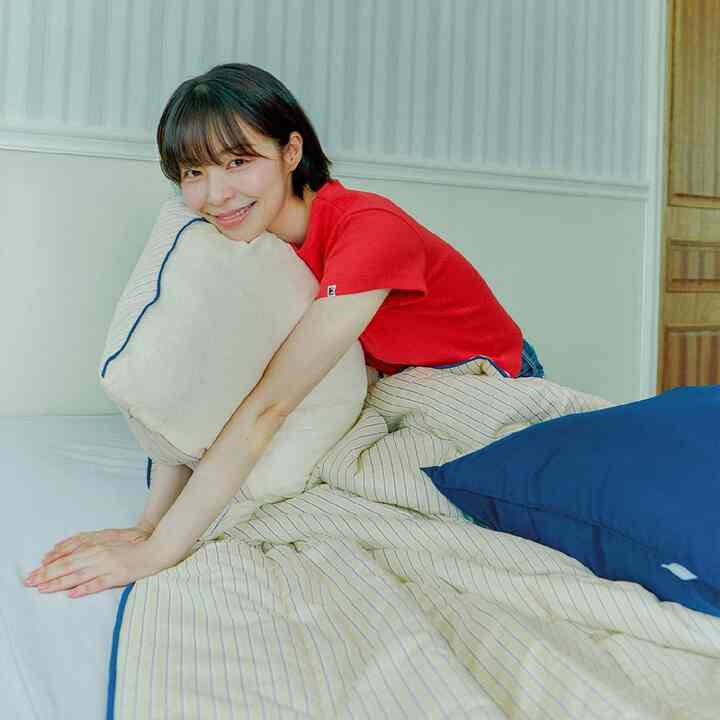 Demure ストライプ カバーのいらない夏布団セット［5色・2サイズ］