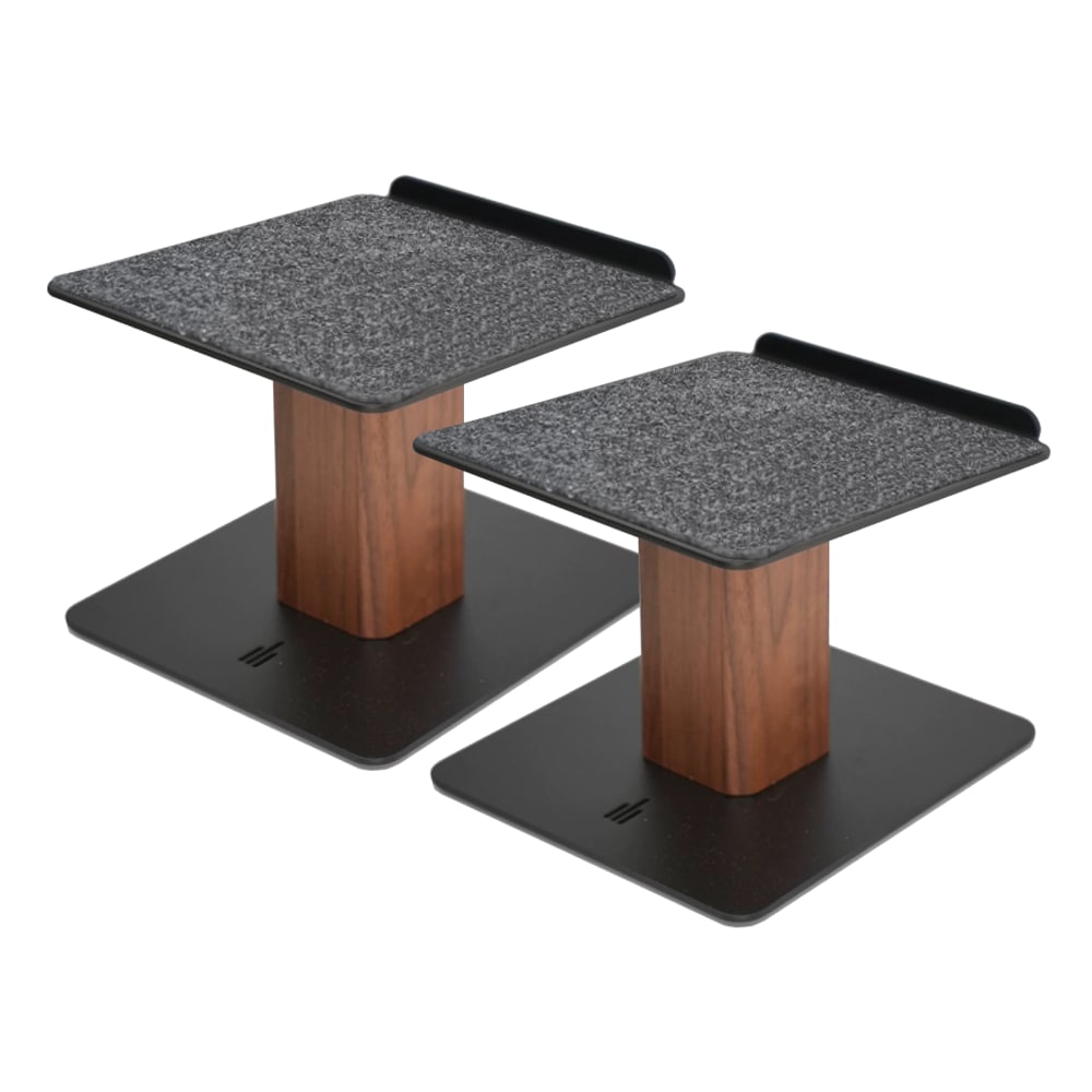 룸랩스 우드 월넛 스피커 받침대 스탠드 원목 데스크셋업 북쉘프 에디파이어 브리츠 / 2개세트