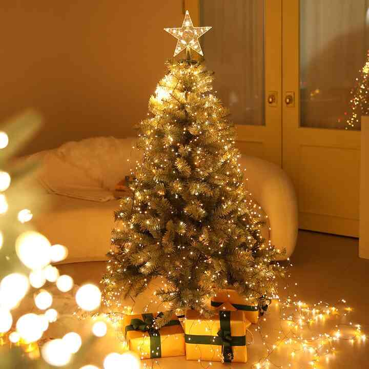 ボリュームアップツリー＆ドレス型ライト セット［3色・2サイズ］