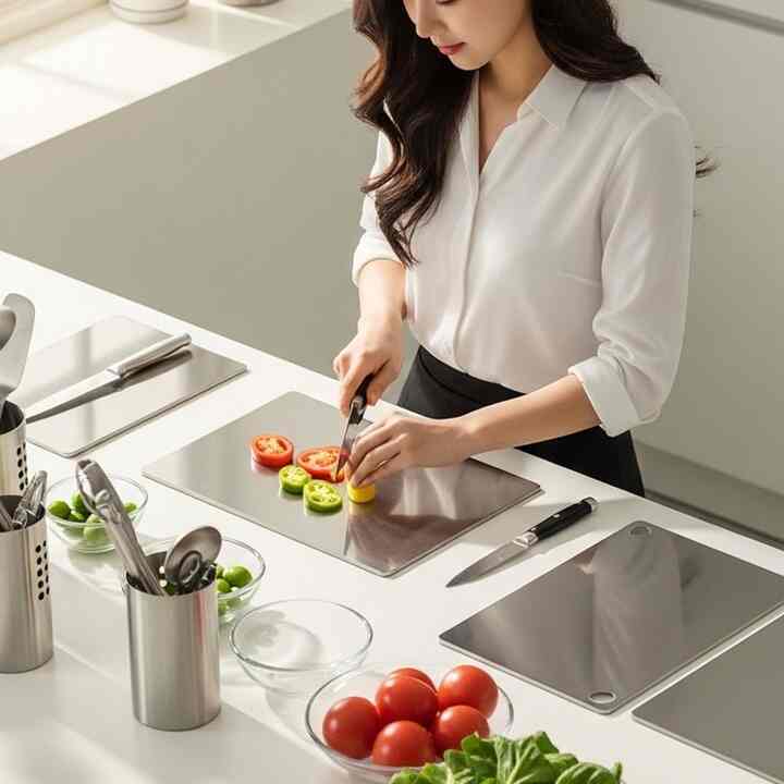 316ステンレス 無研磨剤使用 韓国製まな板