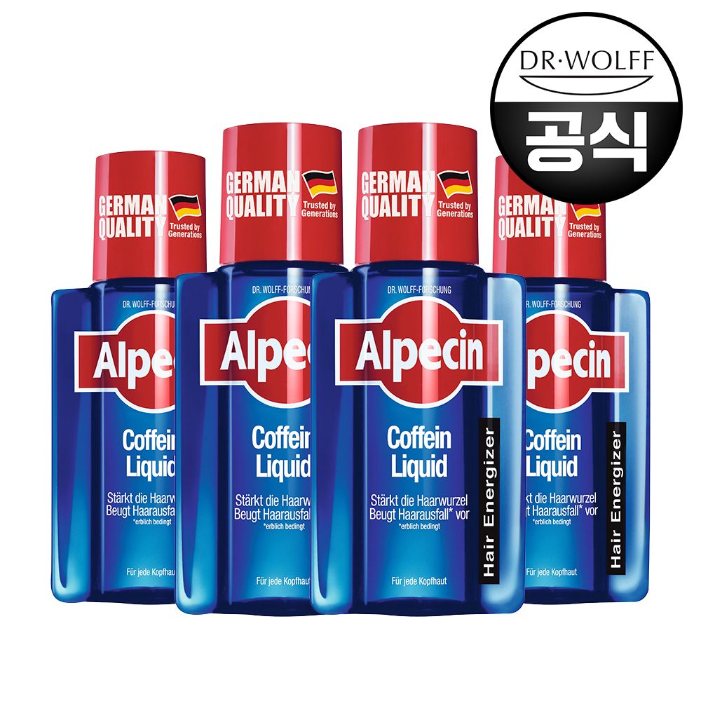 알페신 카페인 리퀴드 헤어토닉 200ml 4개