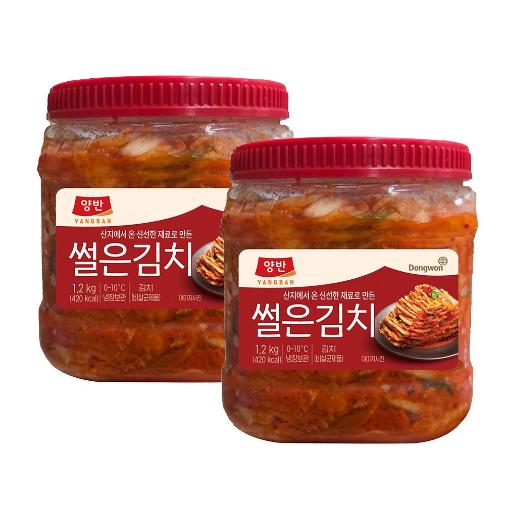 동원 양반 김치(포기/열무/나박/동치미) 1.2kg2개 4종