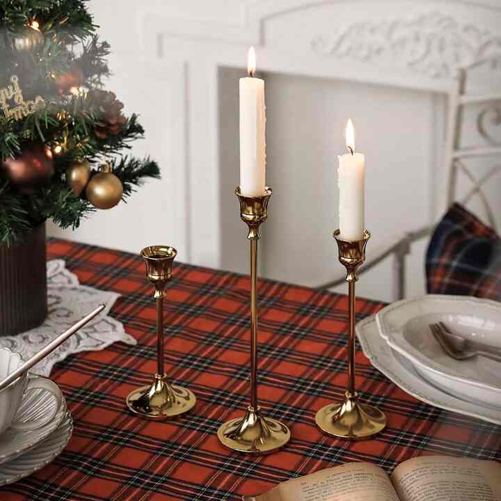 クイーン ブラス キャンドルホルダー［2サイズ］