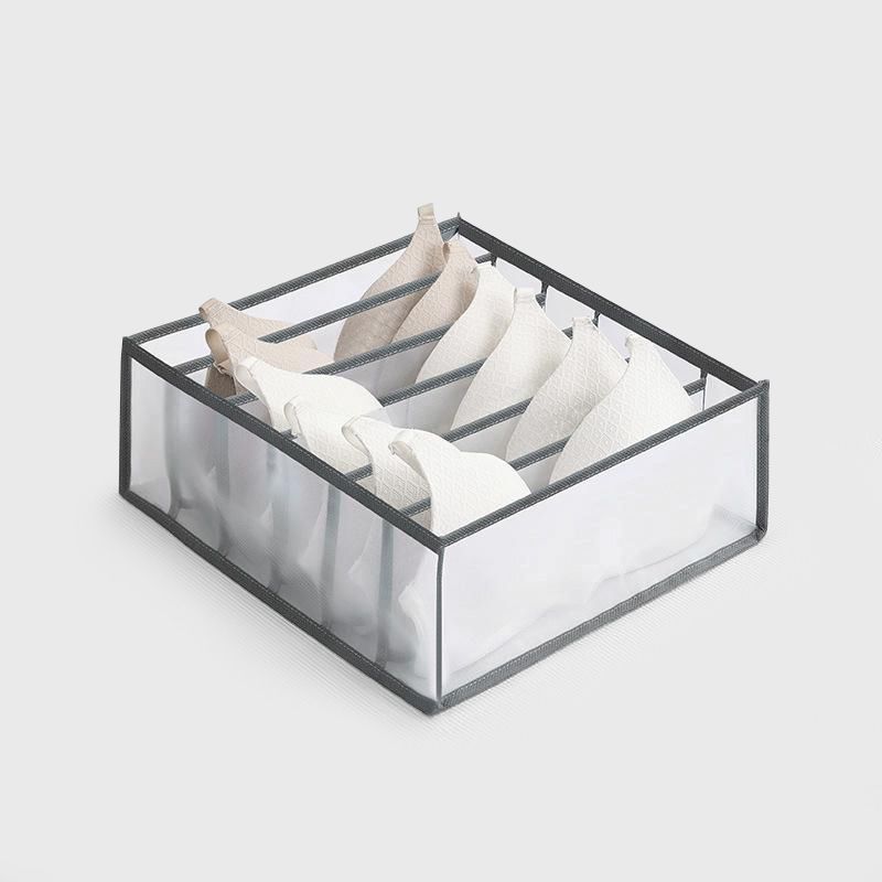 [오늘출발] 위스테이 칸카니 속옷 정리함 양말 넥타이 다용도 옷장 서랍 메쉬 수납함 브래지어 정리함