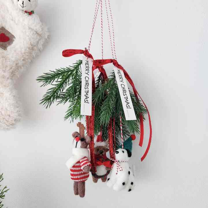 クリスマス オーナメント 壁掛けオブジェ［10種］