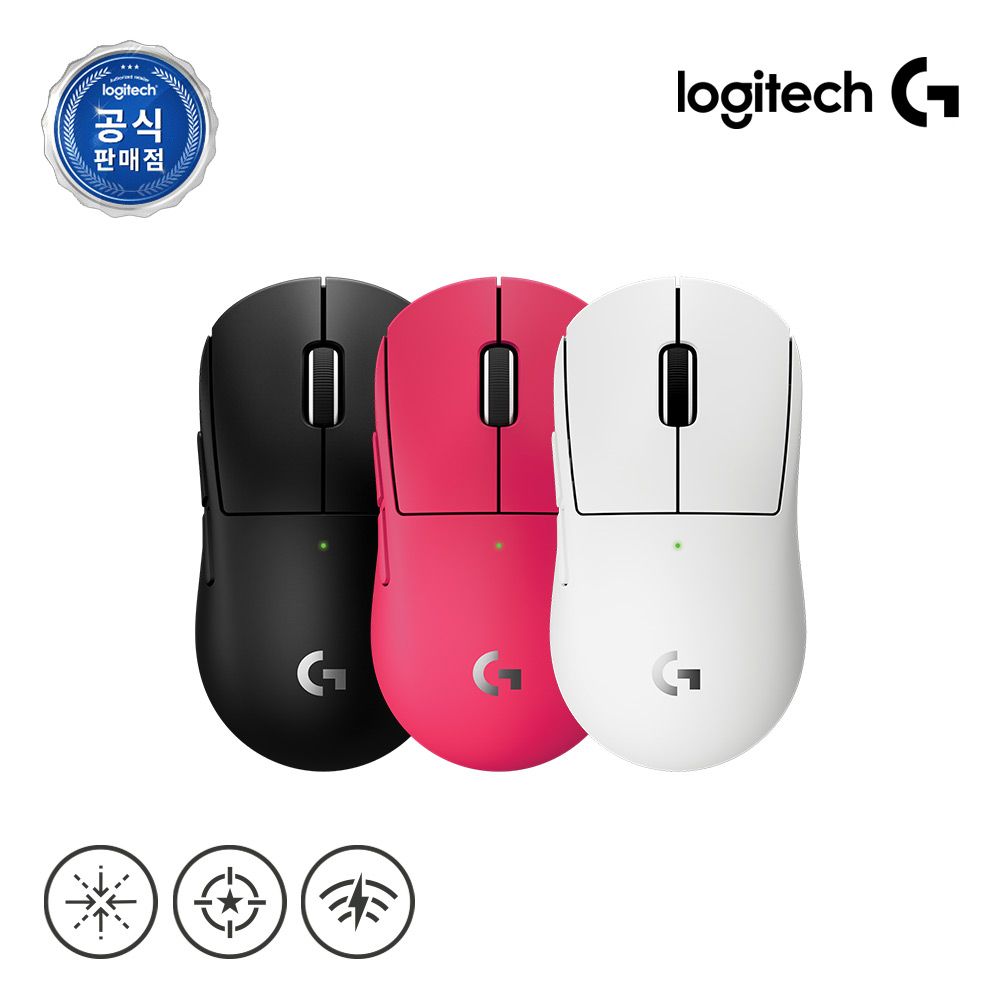 로지텍 로지텍코리아 공식 G G PRO X Superlight 2c 무선 게이밍마우스