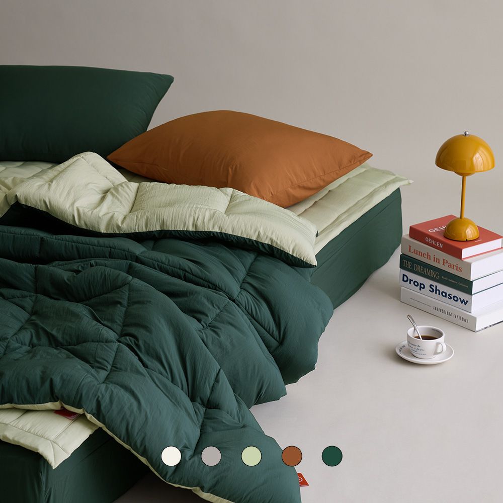 보웰 먼지없는 알러지케어 무형광솜 차렵이불세트 S/SS Q 7Color