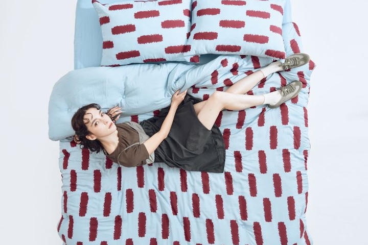 브릭 스트라이프 텐셀 모달 100% 차렵이불세트 3colors