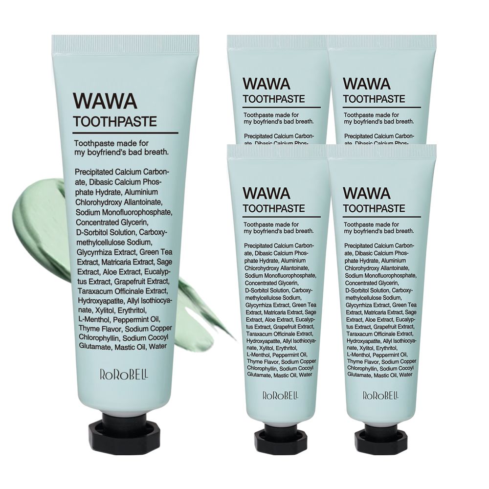 [오늘출발][신상품]로로벨 와와치약 100g 4+1개