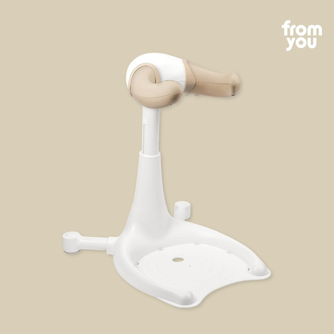 프롬유 샤워핸들 아기목욕욕조 입식아기비데 아몬드