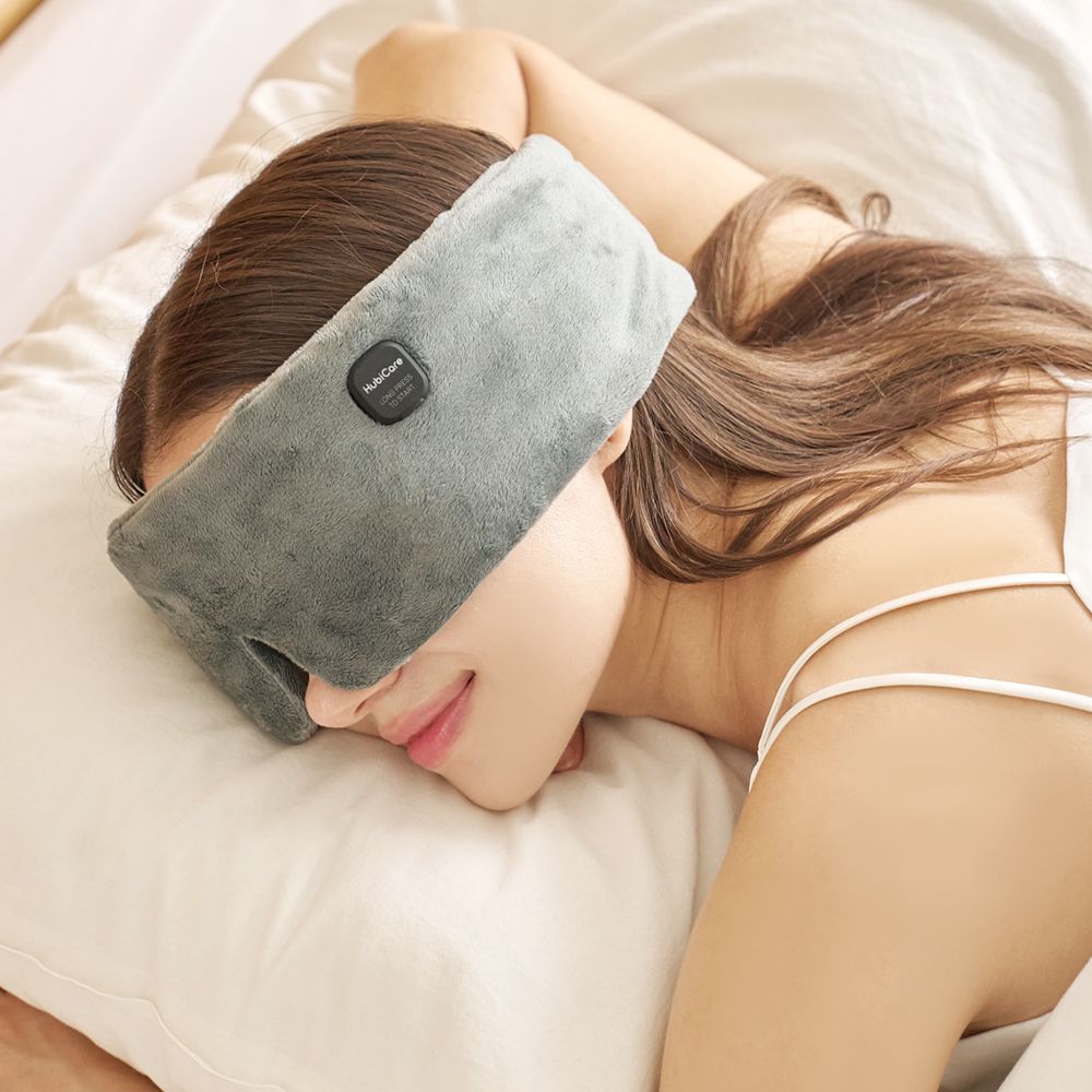 휴비딕 3단계 온열,세탁가능 무선 온열안대 패브릭 수면안대 눈찜질 암막