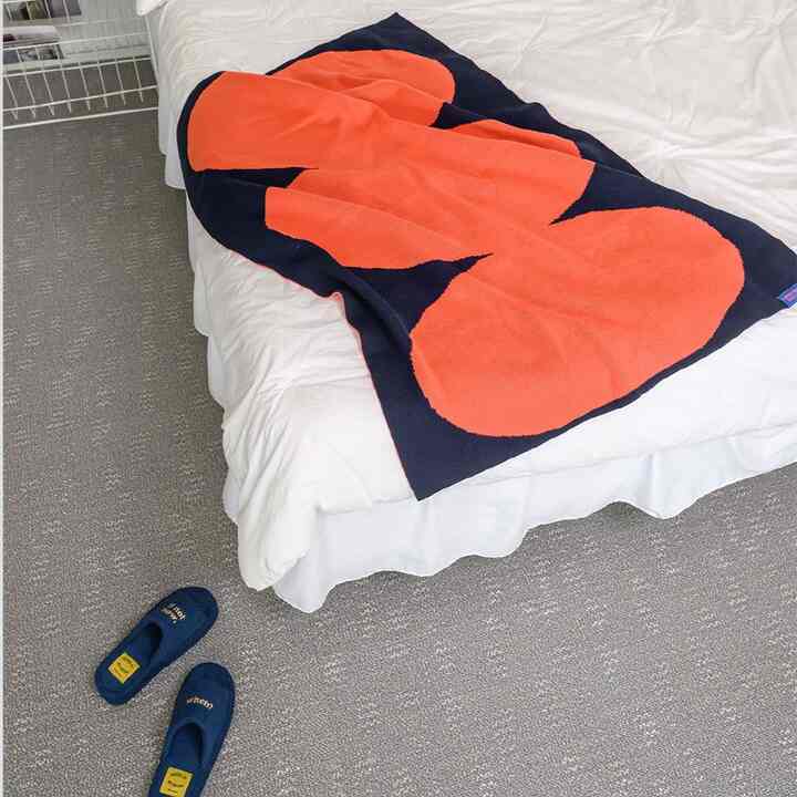 リバーシブル ニートブランケット 85x120cm［8種］