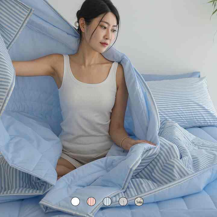 summer cotton 冷感 夏用掛け布団セット［11色・2サイズ］