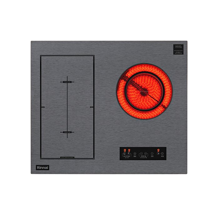 린나이 3구 하이브리드 인덕션 라디언트 하이라이트 전기레인지 560x430-480 RM3