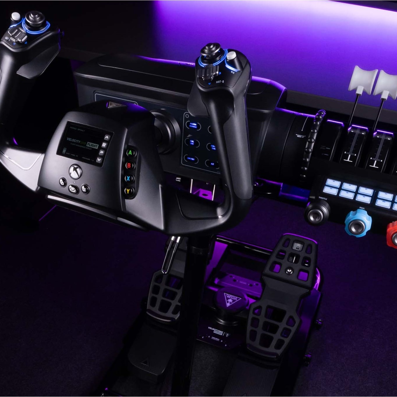 터틀비치 벨로시티원 플라이트 시스템+러더 COMBO 플라이트시뮬레이터 비행조이스틱 플심