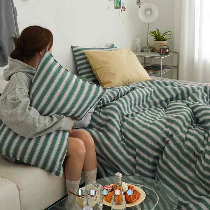 Friendly カバーのいらない布団セット［9色・2種・2サイズ］