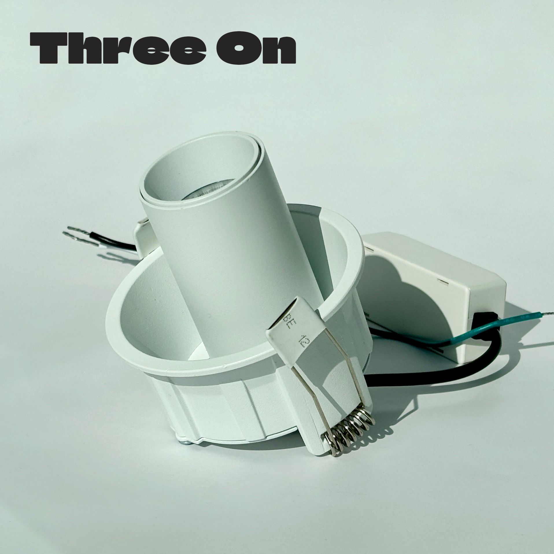 쓰리온 발명특허 LED COB 3인치 8W 실린더 조명 엘리 플리커프리 잔광현상제거