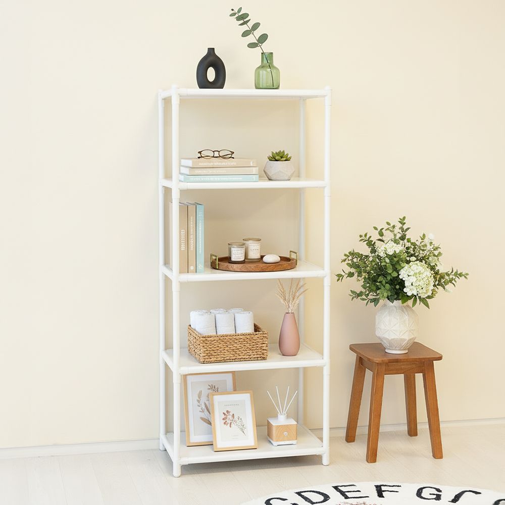 [오늘출발] [신상품] MF매직하우스 무볼트 진열장 철제 수납선반 5단 렌지대 다용도수납장