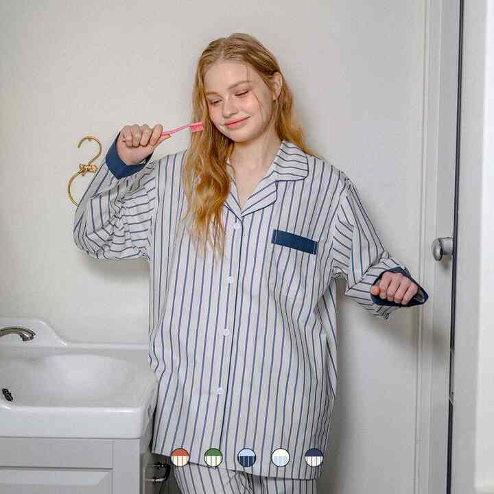 ストライプ パジャマ［4色・2種］